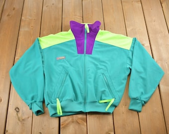 Suéter de forro polar con cremallera Columbia vintage de los años 90 / Para amantes de la naturaleza / Suéter de los 90 / Ropa urbana / Senderismo / Forro de forro polar con cremallera / Chaqueta interior / Columbia