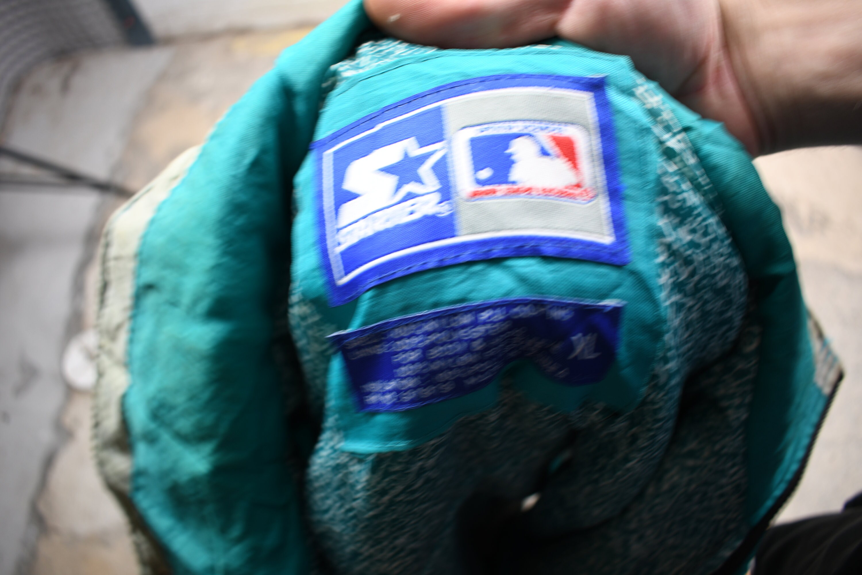 Vintage 1990s Florida Marlins MLB Full Zip Starter Puffer Jacket