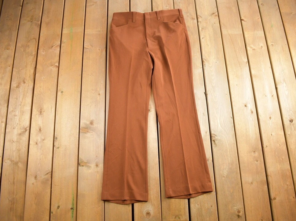 【2024秋冬新作】 Vintage 38x32 Size Slacks Wool Knit Double Haggar 1980s パンツ