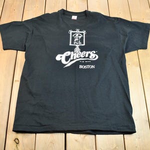 Vintage 1990s Cheers Pub Boston Massachusetts Single Stitch Souvenir Graphic T-Shirt / Made In USA / American Vintage