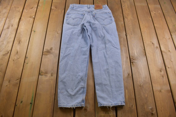 Vintage 1990s Levi's 550 Red Tab Jeans Size 30 x … - image 3