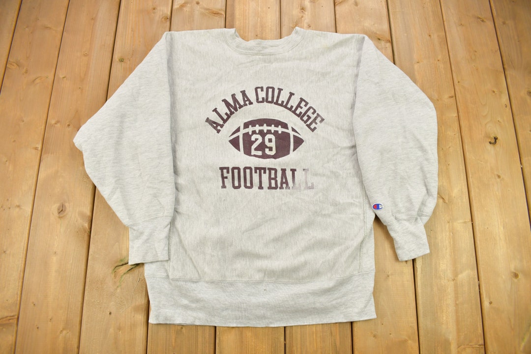 1990s Alma College Football Champion Reverse Weave Crewneck College Vintage Champion Collegiate Made In USA Etsy