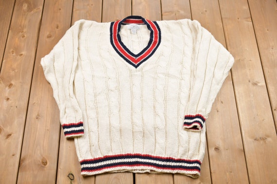 Vintage Casual Corner Cable Knit 