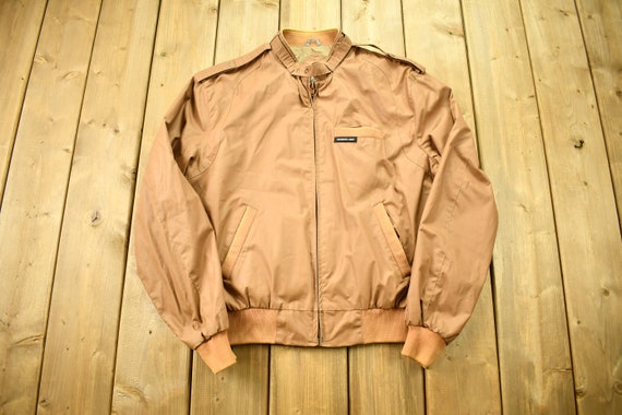 Brown Windbreaker Jacket / 90s - Etsy