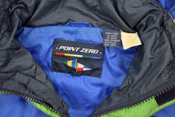 Vintage Point Zero Code Red Windbreaker Jacket / … - image 8