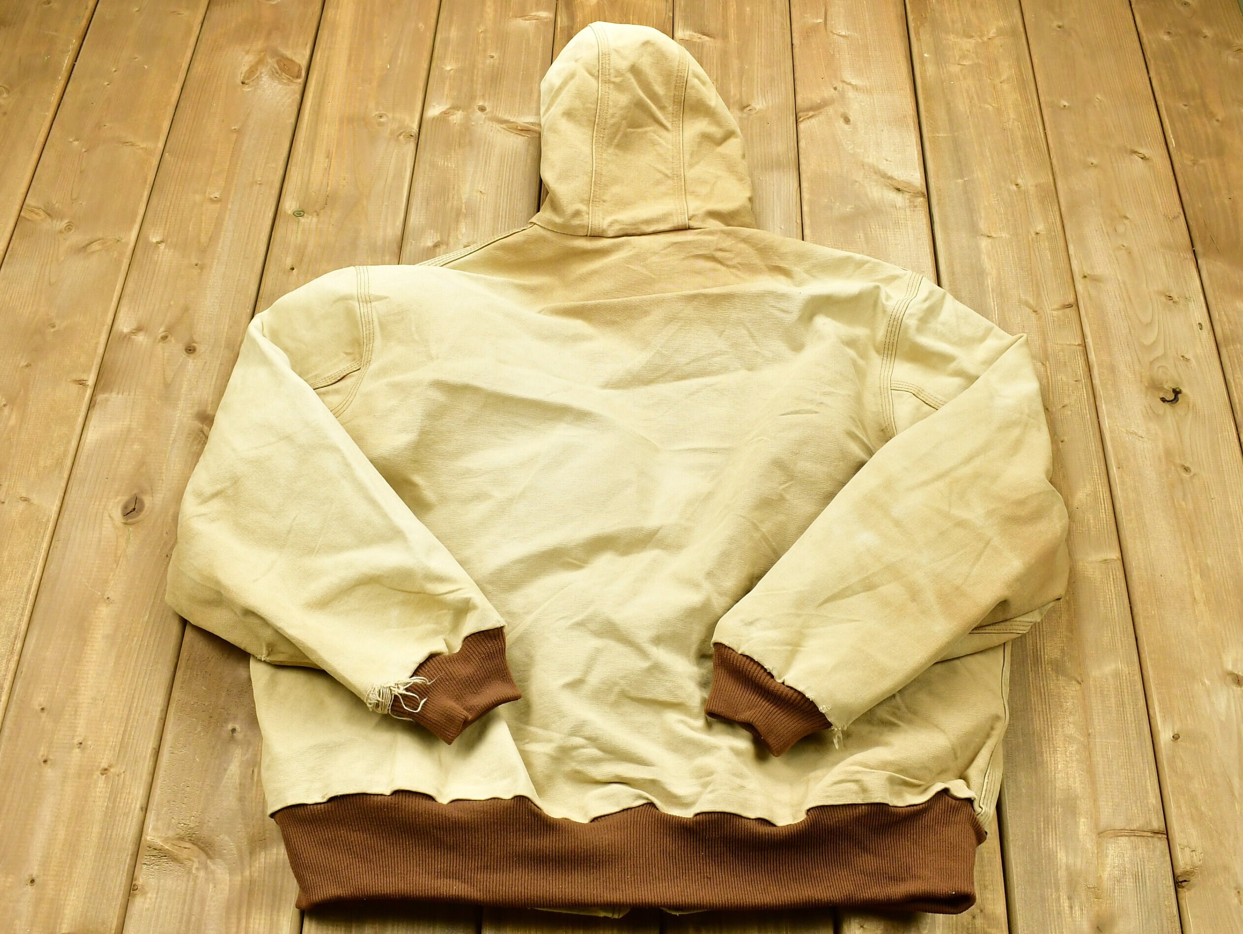Vintage 80s Carhartt Jacket Hooded / Workwear / Streetwear Vintage 80s Carhartt Jacket Hooded / Workwear / Streetwear