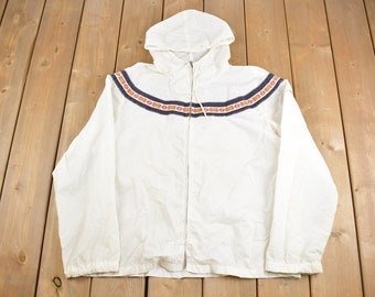 1940s US NAVY White Gunner Smock | Large | World War 2 WWII United