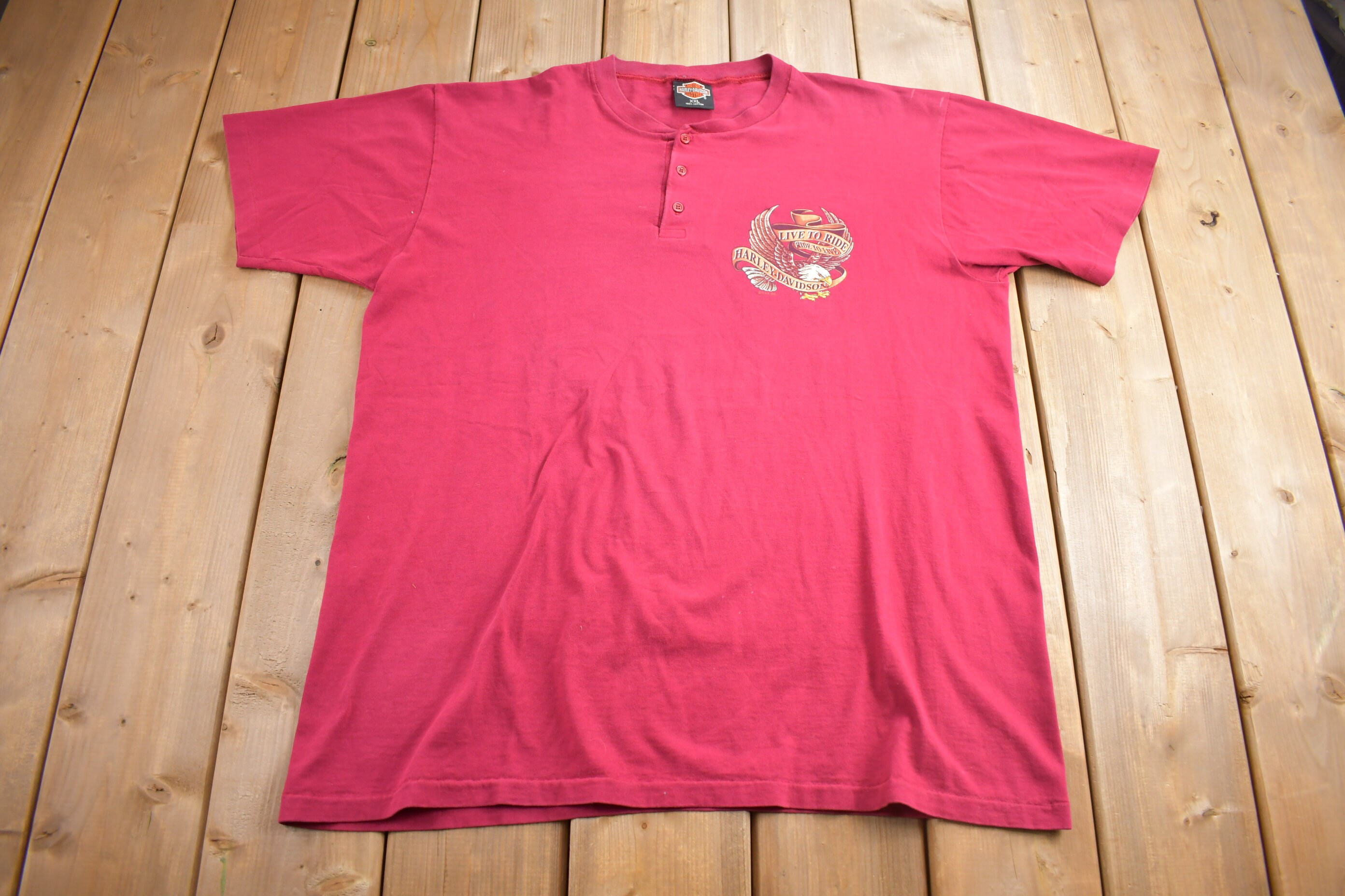 Vintage 1988 Dick Farmer's Harley Davidson Orlando Florida T-shirt