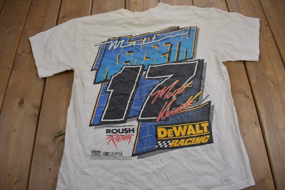 Vintage 1990s Matt Kenseth NASCAR Dewalt Racing T… - image 2