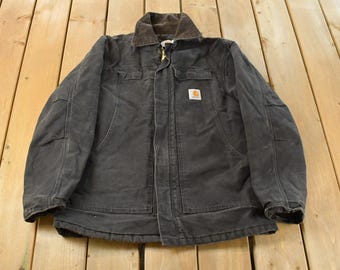 Vintage 1990s Carhartt Aztec Western Active Jac Jacket Size XL - Etsy