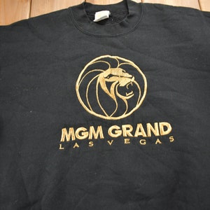 T-shirt MGM Grand Brodé Lion 1993 MGM Grand Hôtel Homme Large - eBay