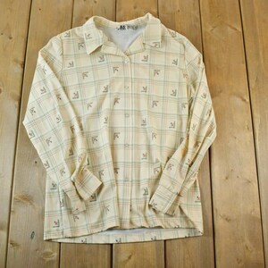 Camicia vintage Fire Islander con bottoni in stile western anni '60 / Camicia con bottoni anni '90 / Camicia vintage in flanella / Camicia a quadri con bottoni