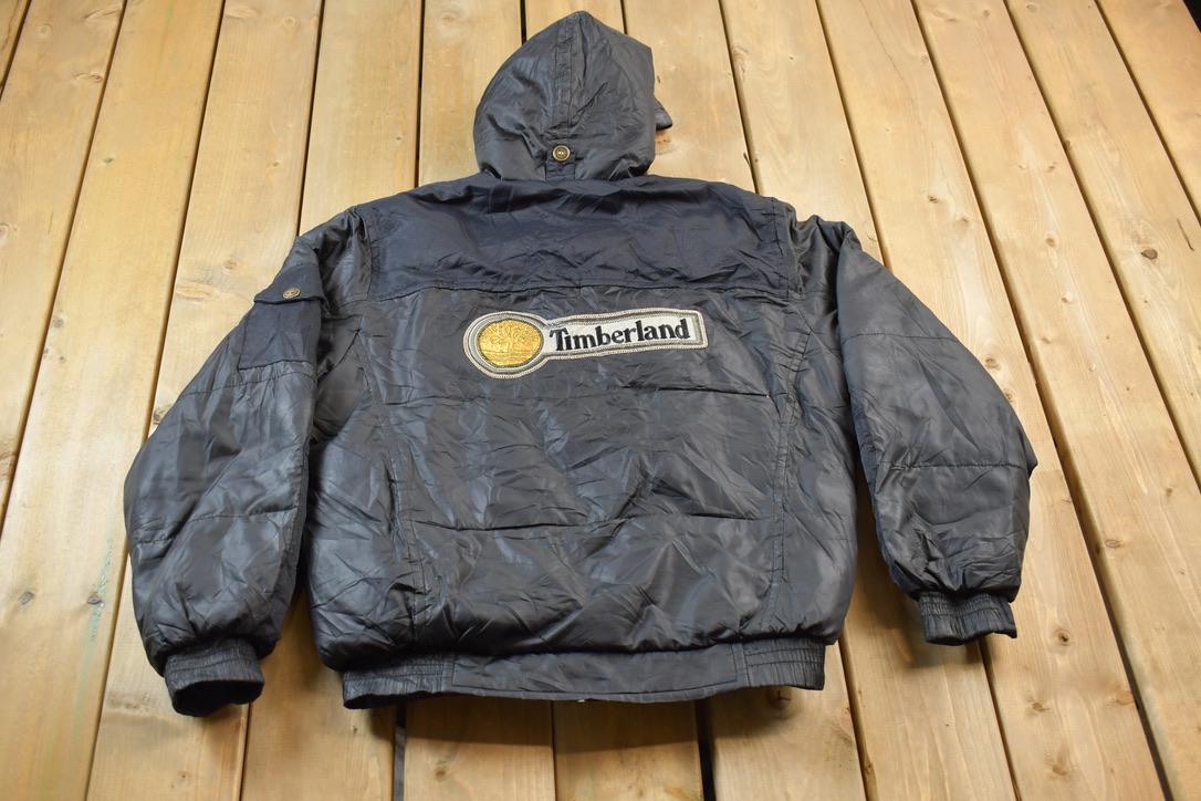 90‘s Timberland oversize blouson jacket Vintage 1990s Timberland Full Zip Windbreaker Jacket