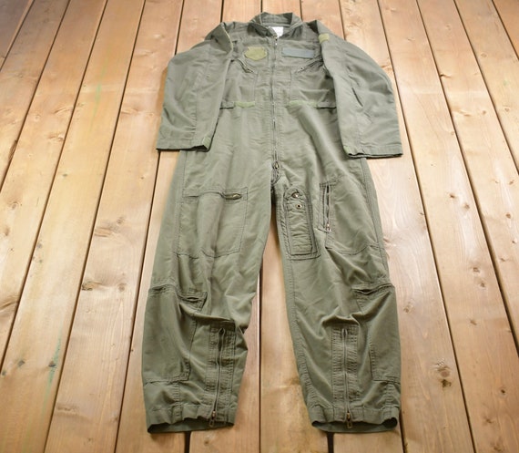 Vintage 1999 US ArmyAir Force Coveralls Size 42 L… - image 2