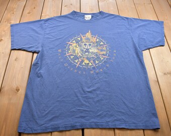 Vintage Disney Mickey Mouse Leonardo Da Vinci grafisch T-shirt jaren 90 / Zeldzame vintage / Streetwear / Made in USA