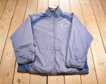 Vintage 2000s Nike Mini Swoosh Color Block Windbreaker Jacket