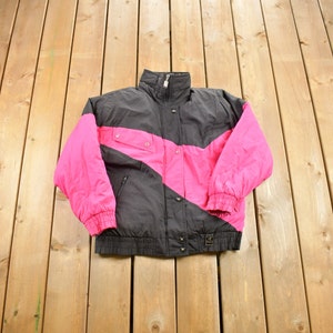 Vintage 1980s Ski Snorls Down Fill Ski Jacket / Streetwear / Light Jacket / Vintage Windbreaker / Color Block