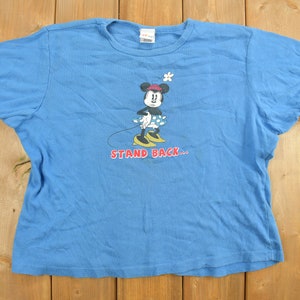 Vintage 1990s Stand Back Minnie Mouse Disney Graphic T Shirt / Vintage T Shirt / Streetwear / Minnie Graphic Tee / Vintage Disney