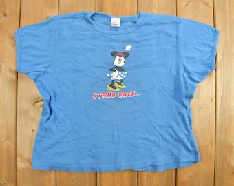 Vintage 1990s Stand Back Minnie Mouse Disney Graphic T Shirt / Vintage T Shirt / Streetwear / Minnie Graphic Tee / Vintage Disney