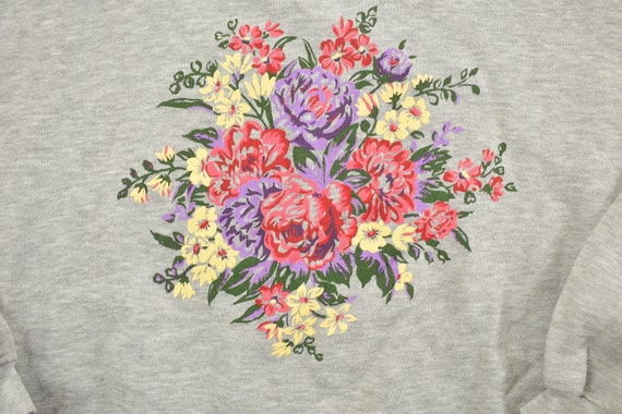 Vintage 1990s Basic Editions Double Collar Floral… - image 5