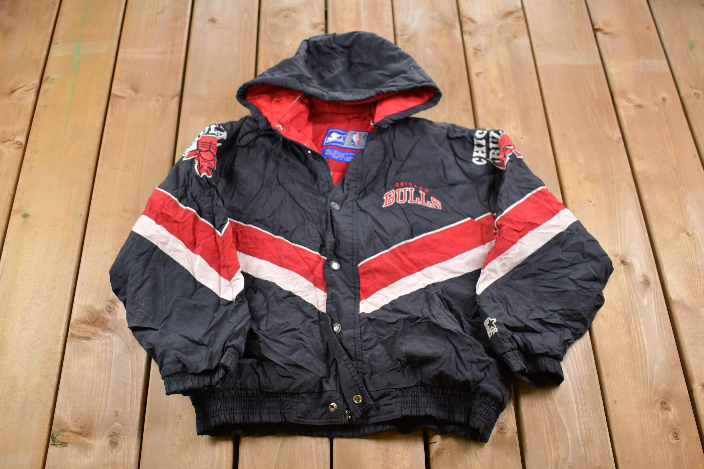 Chicago Bulls Puffer Jacket by UNK x Topshop