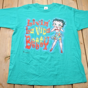 ヴィンテージ 2000 ベティ・ブープ Livin La Vida Betty グラフィック T シャツ / Y2K グラフィック T シャツ / ヴィンテージ ベティ・ブープ / Y2K