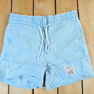 Vintage 1990s Zeppelin Shorts / 90s Vintage Shorts / Vintage Beach Shorts / Made in USA / Summer Wear