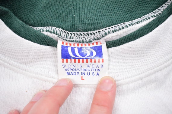 Vintage 1990s Clover Theme Crewneck Sweatshirt / … - image 3