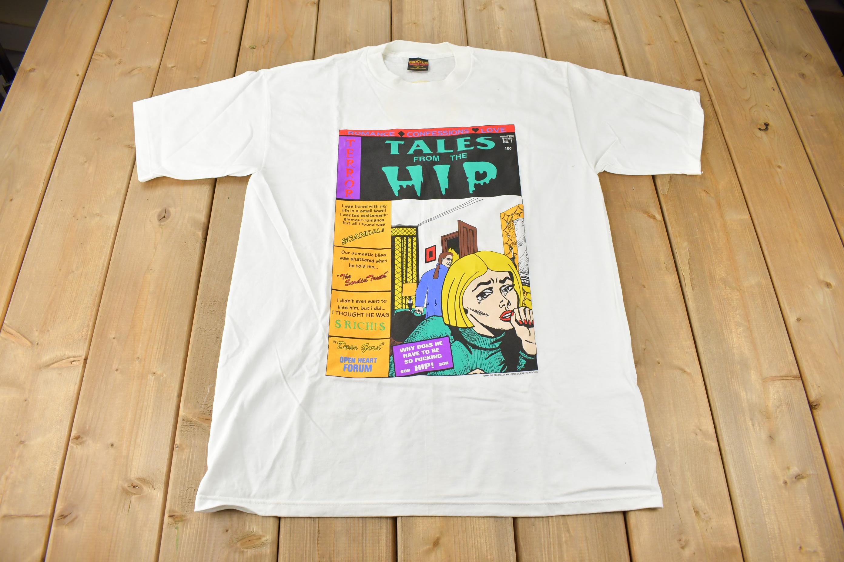 Vintage 1994 Deadstock the Tragically Hip Tales From the Hip