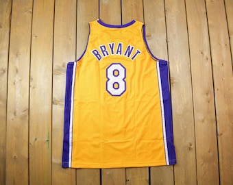 Vintage 2001 Deadstock Kobe Bryant Los Angeles Lakers #8 Nike Team Jersey Size XXL