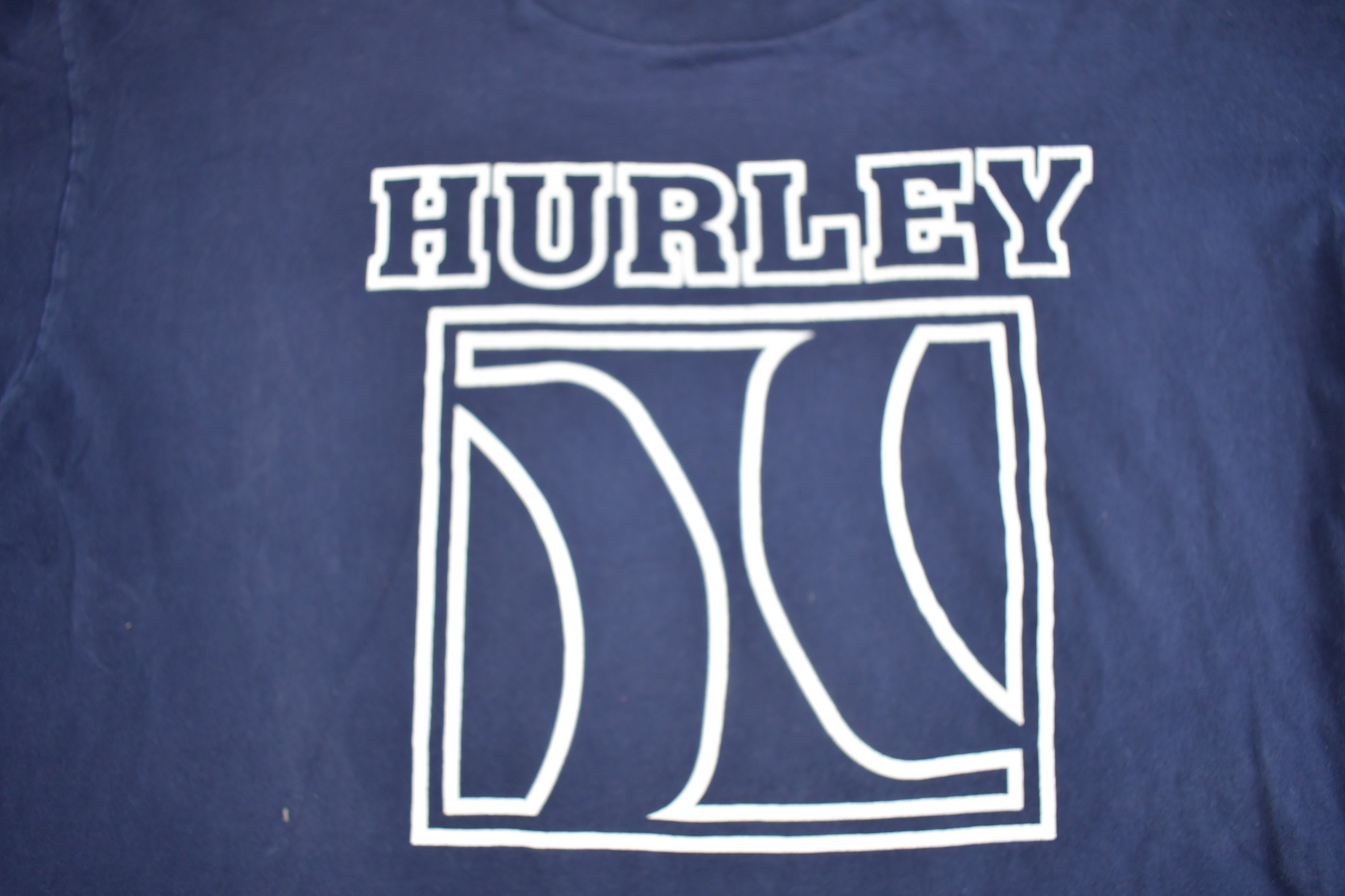 Vintage 1990s Hurley Long Sleeve Graphic T Shirt / Vintage Surfing 