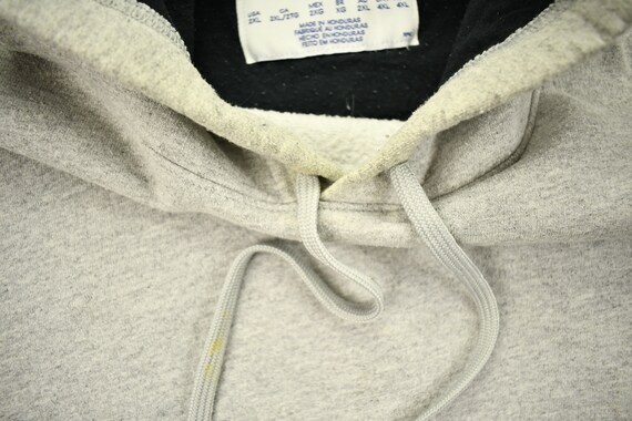 Vintage 1990s Grey Champion Small Logo Hoodie / V… - image 3