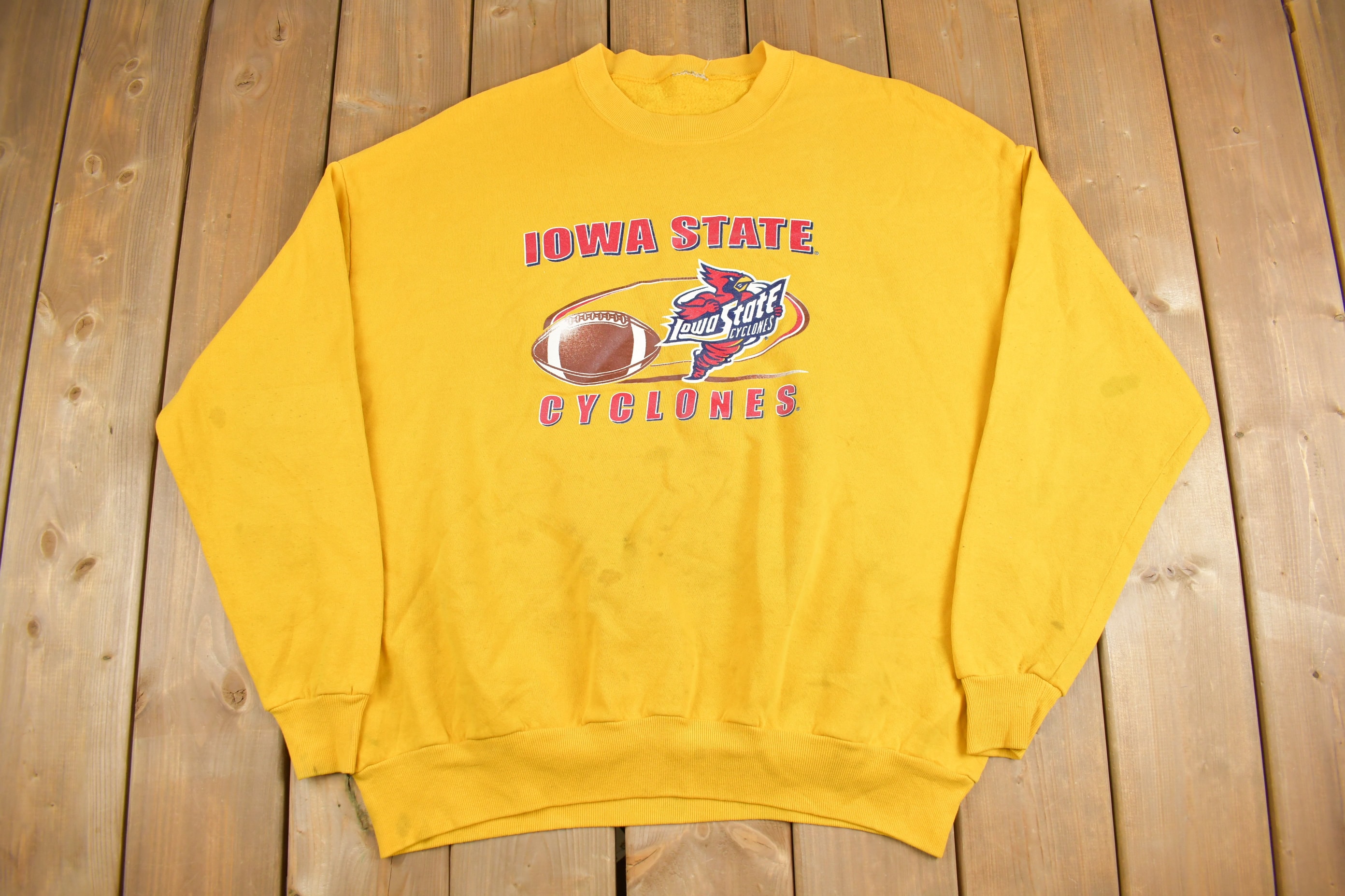 Yellow iowa best sale state sweatshirt