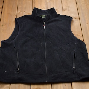 古着　Eddie bauer vest 90s Vintage 90s Eddie Bauer Vest Size XL Men's Full Zip Made USA