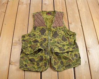 ヴィンテージ リバーシブル アウターベスト ダックハンター