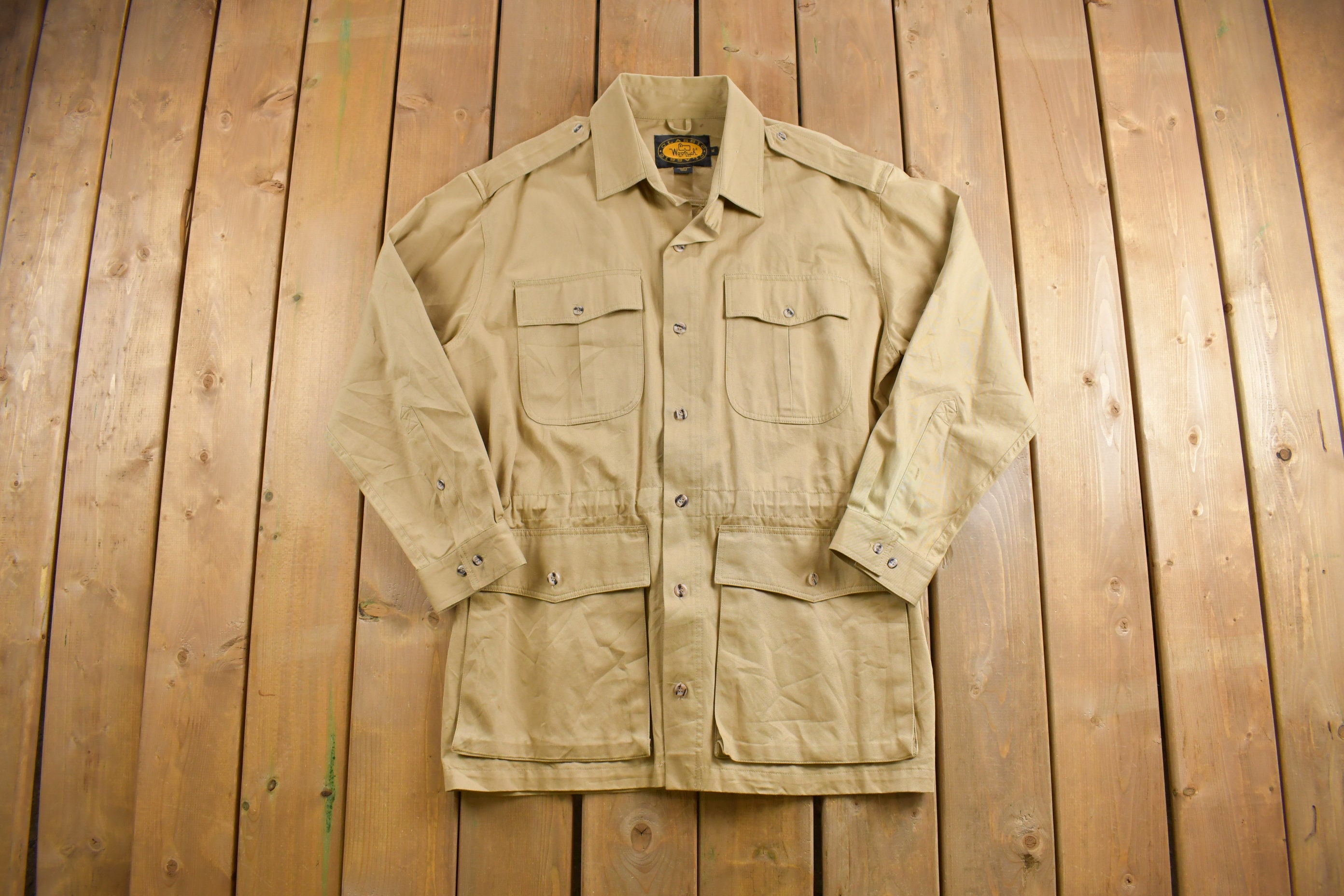 Vintage 1980s Woolrich Classics Field Jacket / Hunting Jacket 