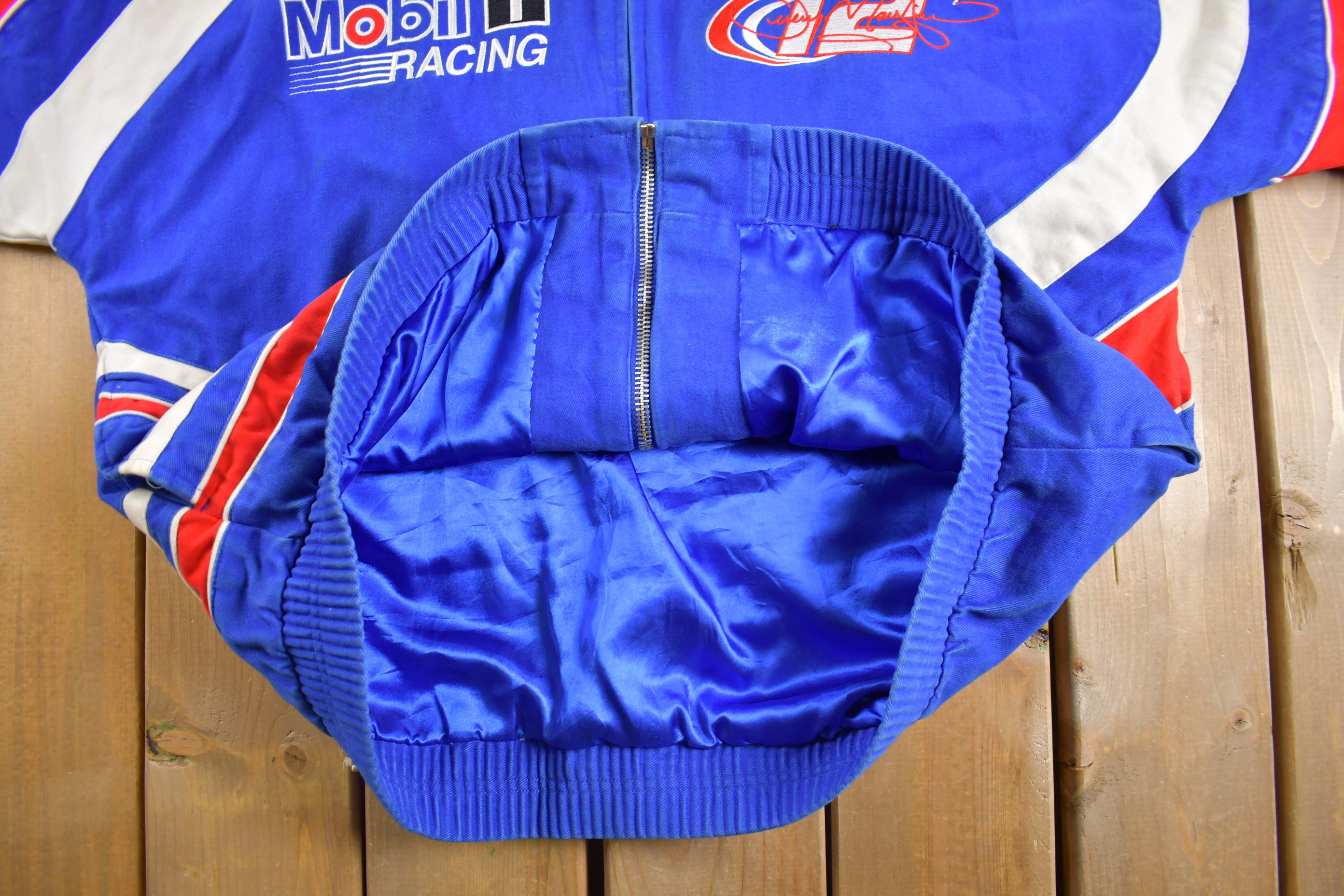 90s Mobil 1 Racing ジャンパー Mサイズ Vintage 1990s Mobil 1 Racing Nascar Jacket / Sportswear