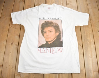 Vintage 1993 Manilow The Greatest Hits Tour T-shirt / Band Tee / Single Stitch / Made in USA / Musik Promo / Premium Vintage