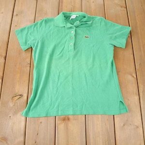 Vintage 1990s Lacoste Button Up Short Sleeve Shirt Made In USA