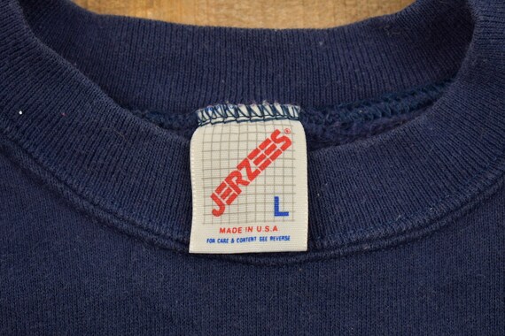 Vintage 1990s Cute Jerzees Patchwork Crewneck Swe… - image 4