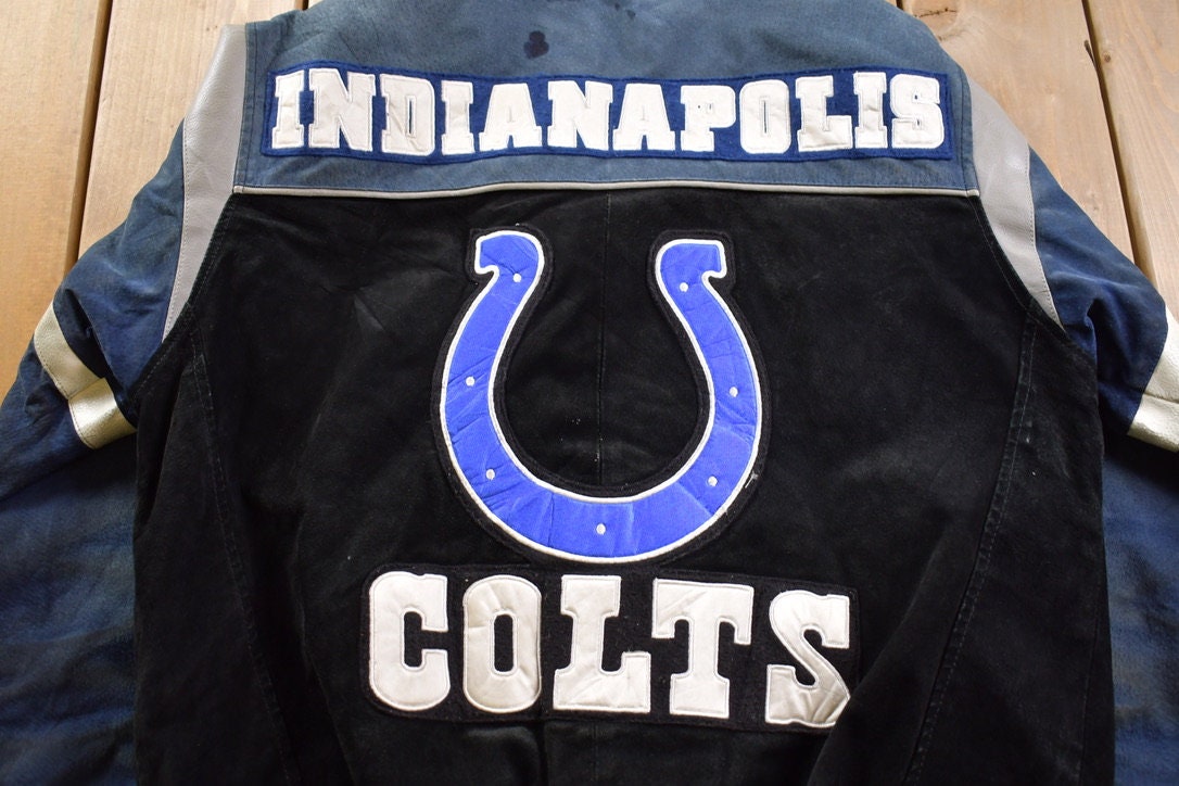 Vintage 1990s Indianapolis Colts NFL Letterman Jacket / NFL Team