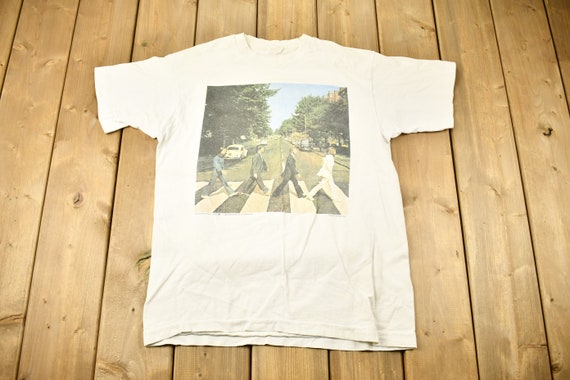 Vintage 1990 The Beatles Abbey Road Band T-shirt / Band Tee ...