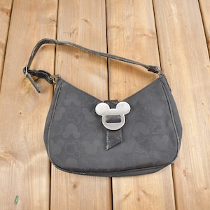 Vintage 1990s Walt Disney Mickey Mouse Graphic Purse / Vintage Accessory  / Vintage Disney
