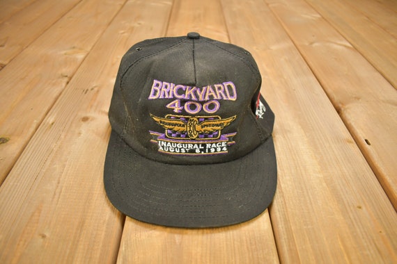Vintage 1994 Brickyard 400 Inaugural Race Snap Back Hat  display picture 2