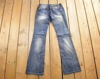 Vintage Y2K Miss Me Low Rise Jeans Boot Cut Low Rise Jeans Size 26x33
