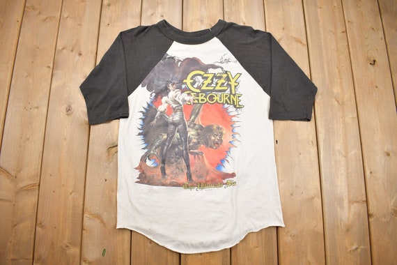 ozzy osbourne raglan shirt