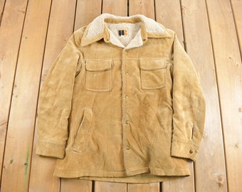 Vintage 70's William Barry Made in USA Fur Lined Jacket Size