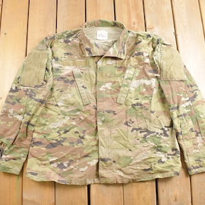 Vintage 2001 U.S. Military Multi Cam Tactical Coat / US Army Green / Vintage Army / Army Jacket