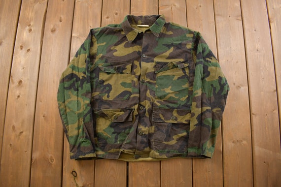 Vintage 1990s US Military Woodland Camouflage Cold Weather