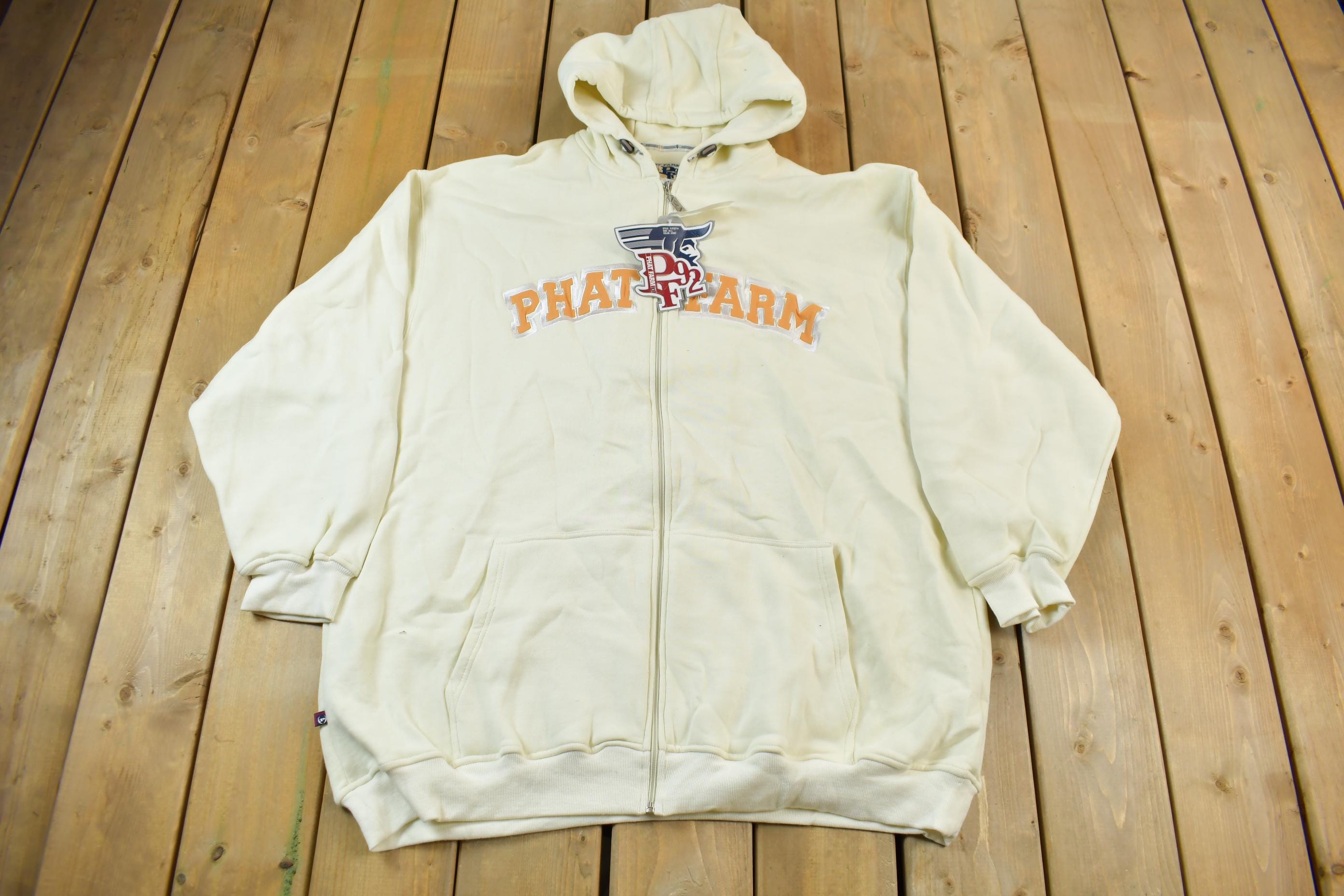 Vintage Deadstock Y2K Phat Farm Embroidered Hoodie & Pants